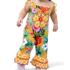 Ann Loren Jumper Hawaiian Egyptian Cotton Size 18/24 M NEW High End Boutique